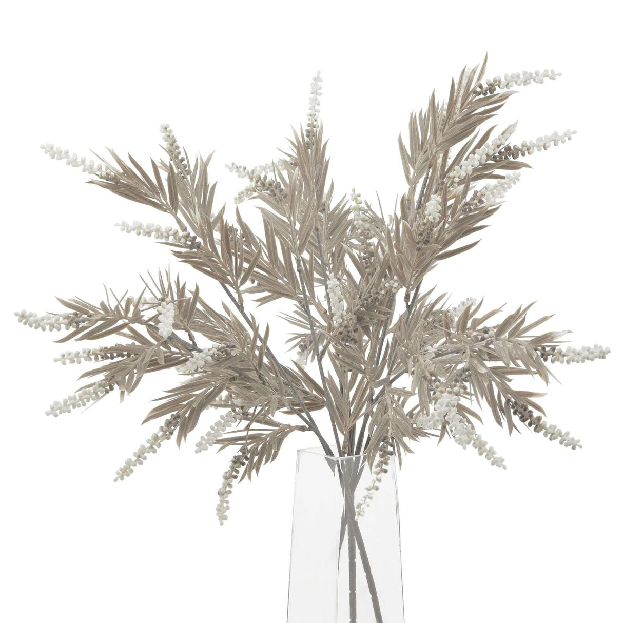 Shades 4 Seasons Taupe and Ivory Large Branch - Realistic PLASTIC Shades 4 Seasons