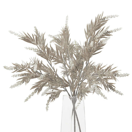 Shades 4 Seasons Taupe and Ivory Large Branch - Realistic PLASTIC Shades 4 Seasons