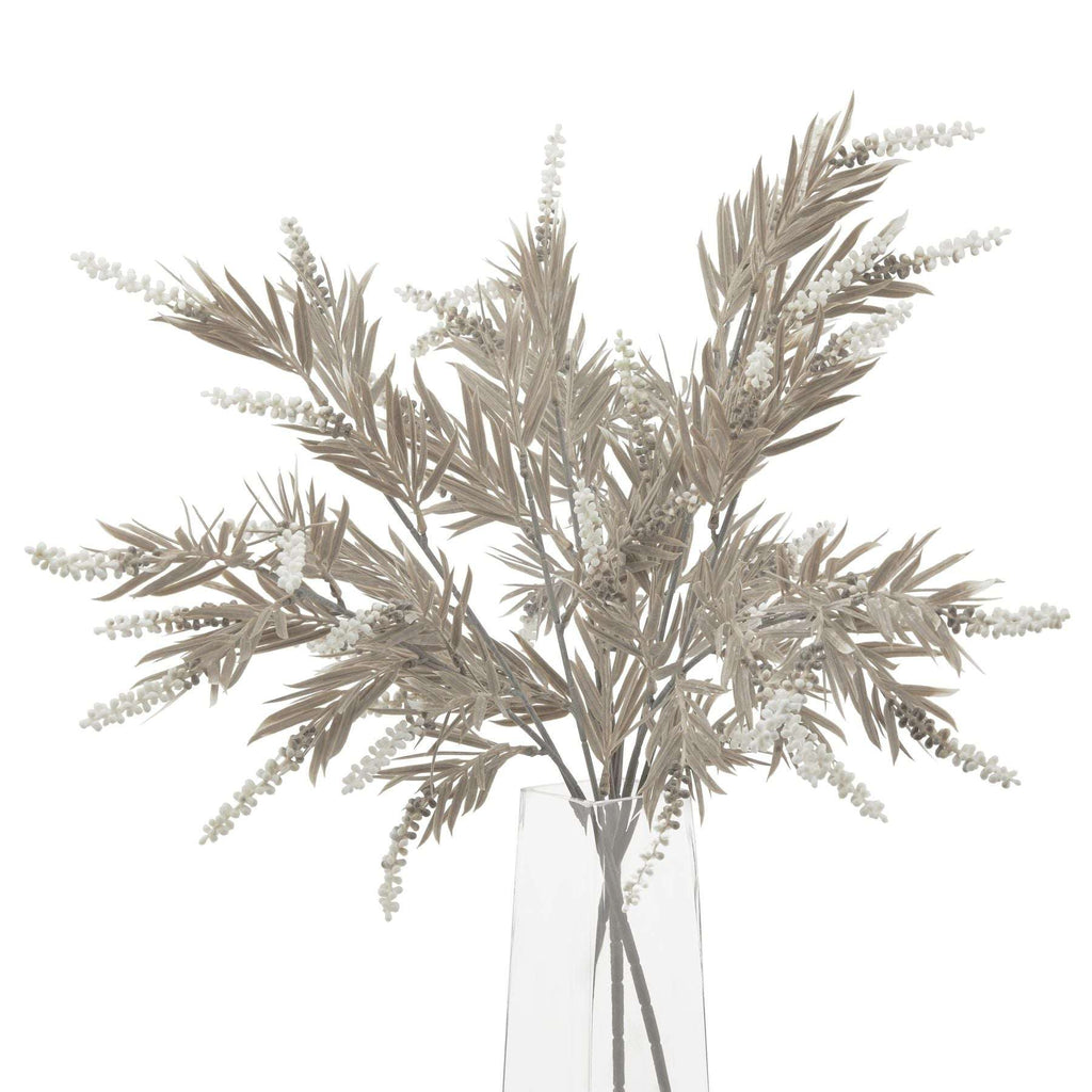 Shades 4 Seasons Taupe and Ivory Large Branch - Realistic PLASTIC Shades 4 Seasons