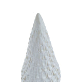 Shades 4 Seasons Ceramic Spruce Tree - White Glazed Tabletop Shades 4 Seasons