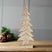 Shades 4 Seasons Large Rustic Wood Christmas Tree BROWN WOOD Shades 4 Seasons