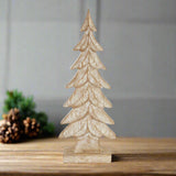 Shades 4 Seasons Large Rustic Wood Christmas Tree BROWN WOOD Shades 4 Seasons