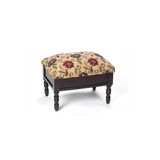 Greenhurst Floral Upholstered Storage Footstool Greenhurst