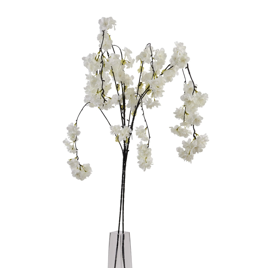 Shades 4 Seasons Cherry Blossom Stem - Lifelike White WHITE PLASTIC Shades 4 Seasons