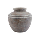 Shades 4 Seasons Rustic Distressed Indoor Water Pot BROWN CERAMIC Shades 4 Seasons