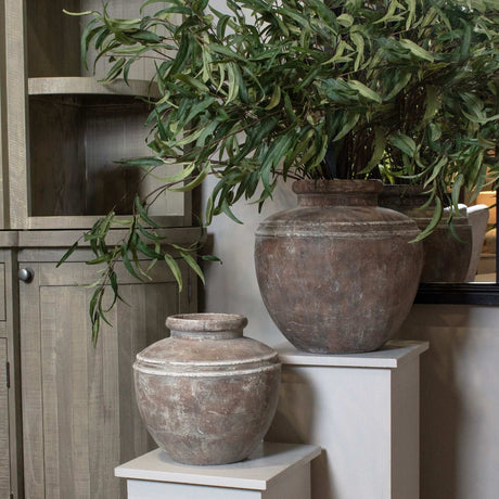 Shades 4 Seasons Rustic Distressed Indoor Water Pot Shades 4 Seasons