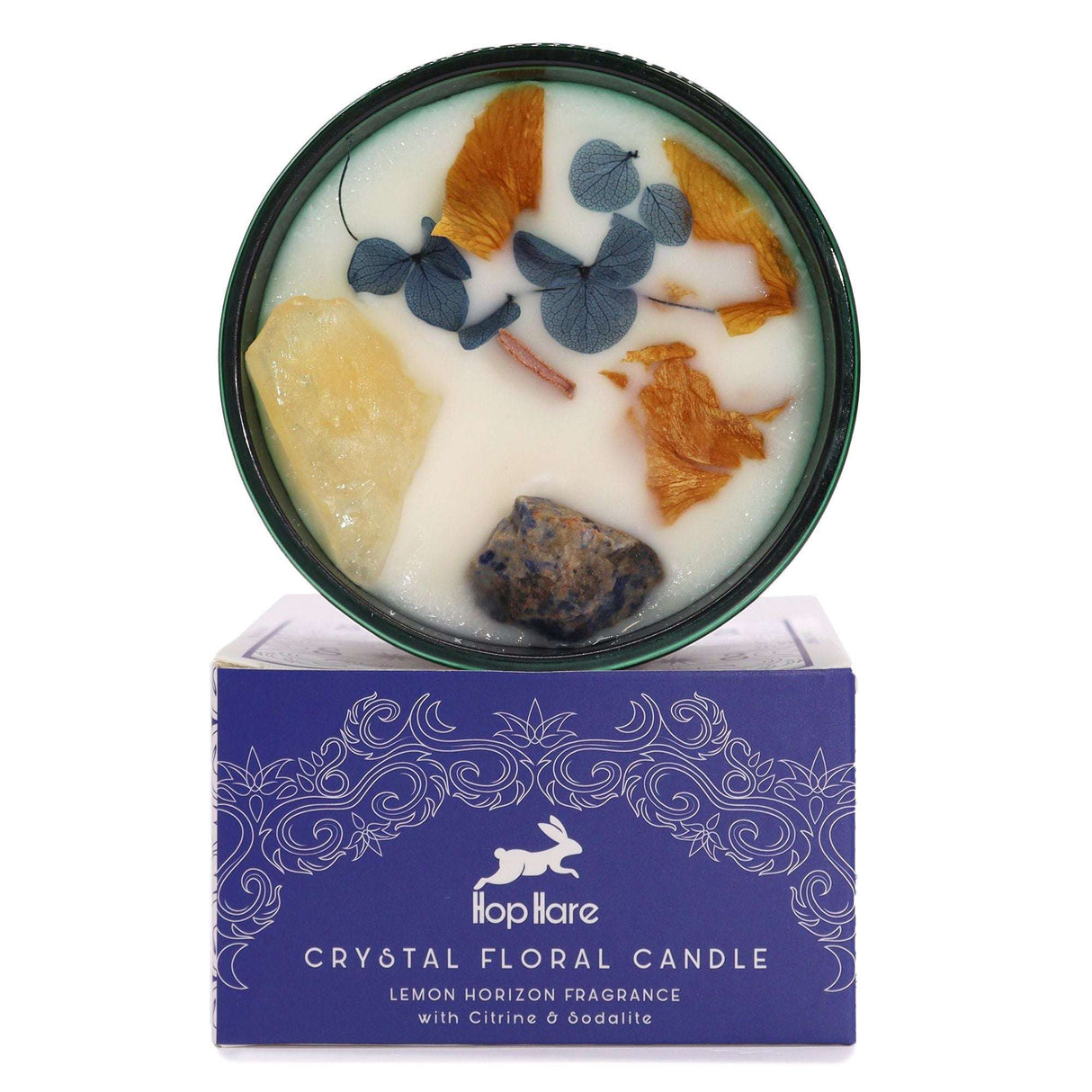 Hop Hare Crystal Magic Flower Candle - The Sun AW-Dropship