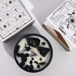 Hop Hare Crystal Magic Flower Candle - The Knight of Swords AW-Dropship