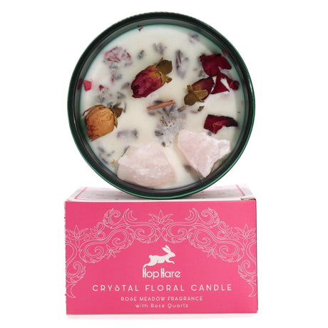 Hop Hare Crystal Magic Flower Candle - The Lovers AW-Dropship
