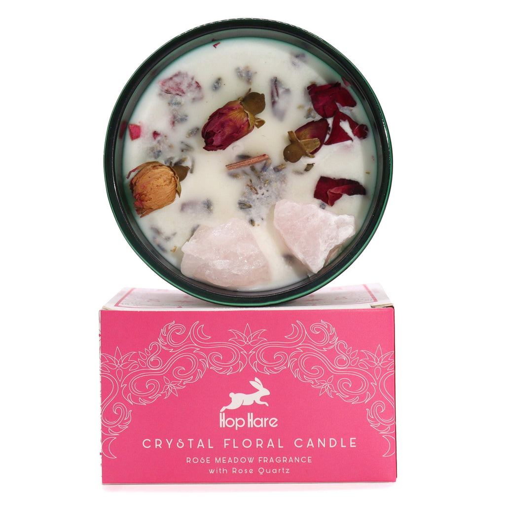 Hop Hare Crystal Magic Flower Candle - The Lovers AW-Dropship