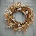 Shades 4 Seasons Amelie Wreath - Artificial Rustic Door Decor CREAM PLASTIC Shades 4 Seasons