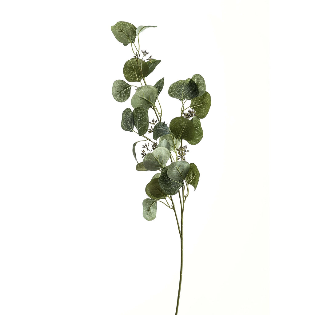 Shades 4 Seasons Lifelike Eucalyptus Spray Stem GREEN PLASTIC Shades 4 Seasons
