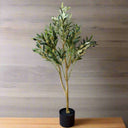 Shades 4 Seasons Lifelike Olive Tree in Pot GREEN PLASTIC Shades 4 Seasons
