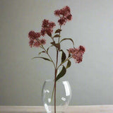 Shades 4 Seasons Smokebush Stem - Realistic Dusty Pink BURGUNDY PLASTIC Shades 4 Seasons