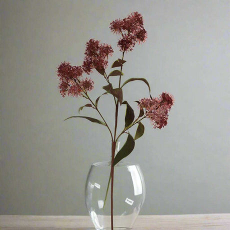 Shades 4 Seasons Smokebush Stem - Realistic Dusty Pink BURGUNDY PLASTIC Shades 4 Seasons