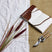 Shades 4 Seasons Triple Grass Stem - Realistic Burgundy RED PLASTIC Shades 4 Seasons