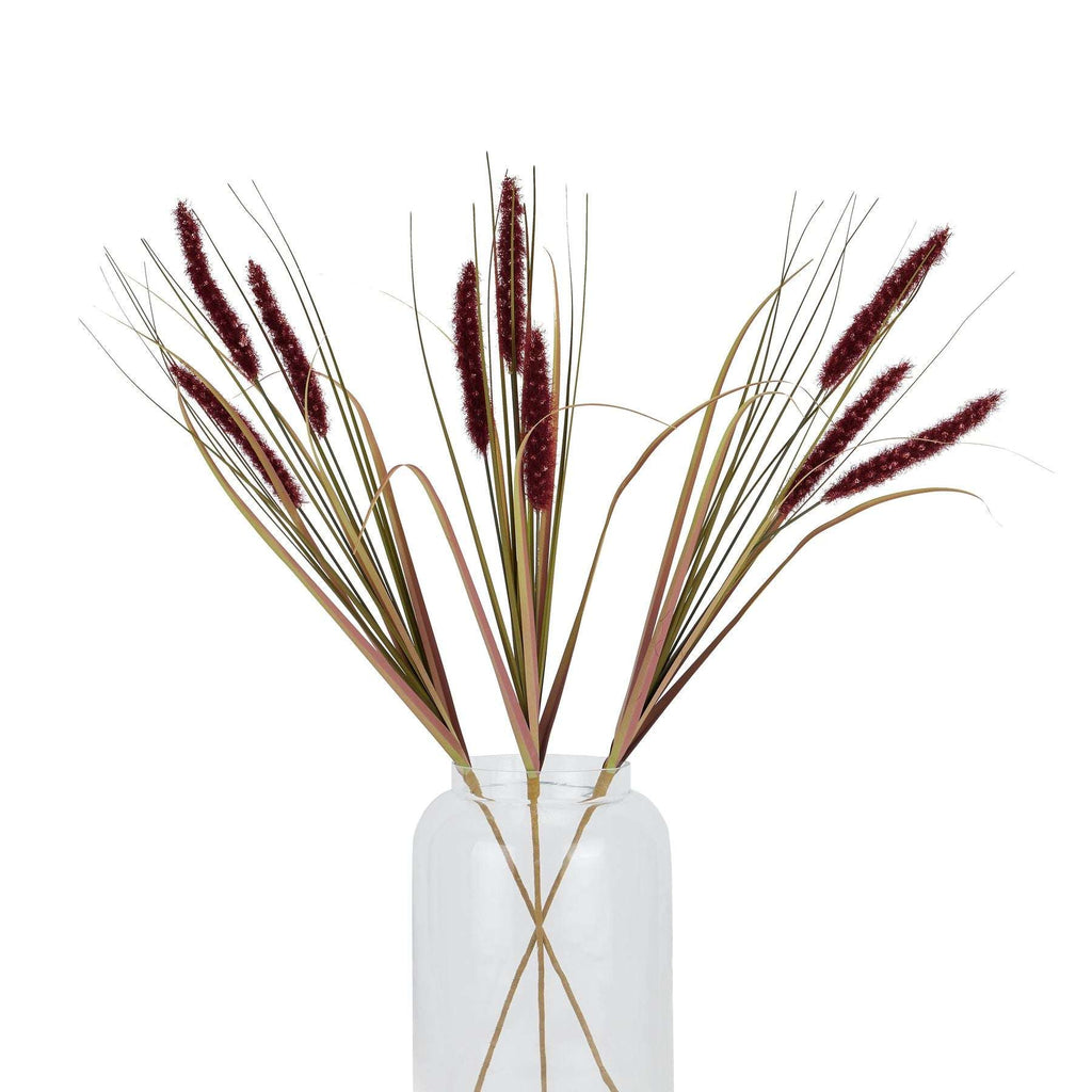 Shades 4 Seasons Triple Grass Stem - Realistic Burgundy Shades 4 Seasons