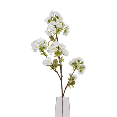 Shades 4 Seasons White Blossom Lifelike Spring Stem Shades 4 Seasons