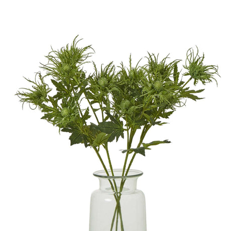 Shades 4 Seasons Sea Holly Spray for Home Decor Shades 4 Seasons