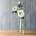 The Natural Garden Collection White Tea Rose WHITE PLASTIC Shades 4 Seasons