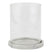 Athena Stone Large Hurricane Lantern WHITE CERAMIC Shades 4 Seasons