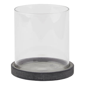 Shades 4 Seasons Amalfi Grey Hurricane Lantern GREY CERAMIC Shades 4 Seasons