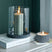 Amalfi Grey Large Hurricane Lantern GREY CERAMIC Shades 4 Seasons