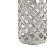 Large Grey Stone Effect Hurricane Lantern Shades 4 Seasons