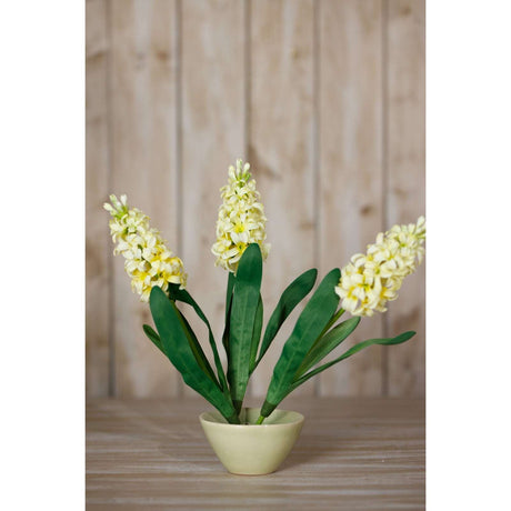 Shades 4 Seasons Yellow Hyacinth Stem - Elegant Home Decor Shades 4 Seasons