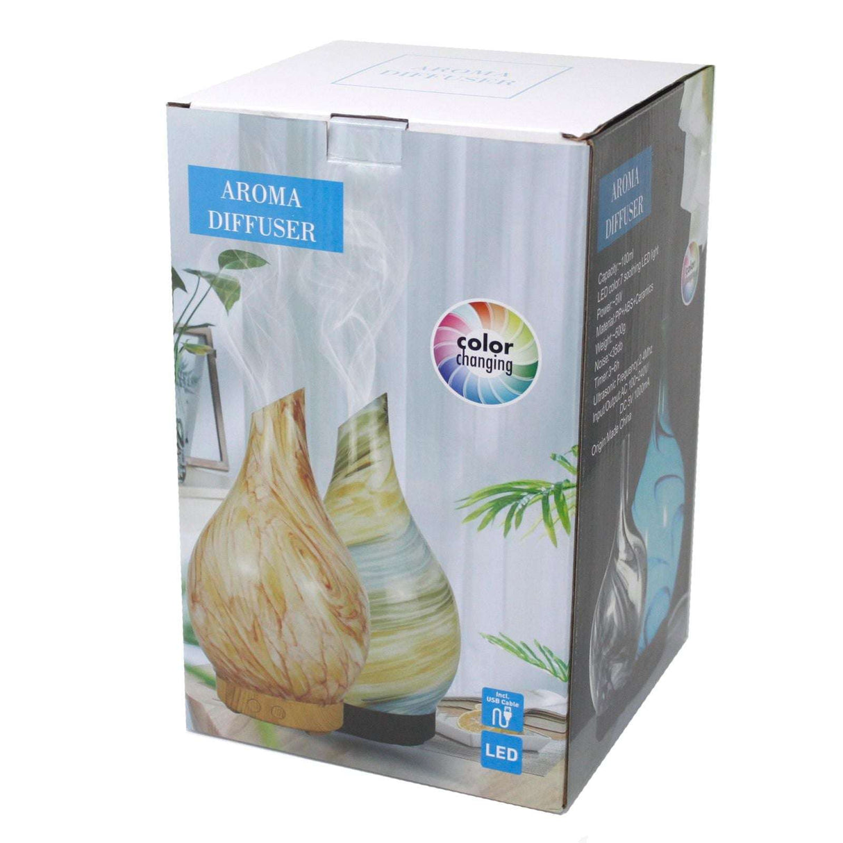 Ibiza Atomiser - Infinity Lights - USB - Colour Change AW-Dropship