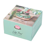 Frog and Lotus Flower Incense Burner Decor N/A