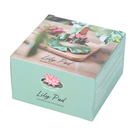 Frog and Lotus Flower Incense Burner Decor N/A