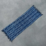 Handmade Indigo Runner - 170x60cm - Heerak Patern AW-Dropship