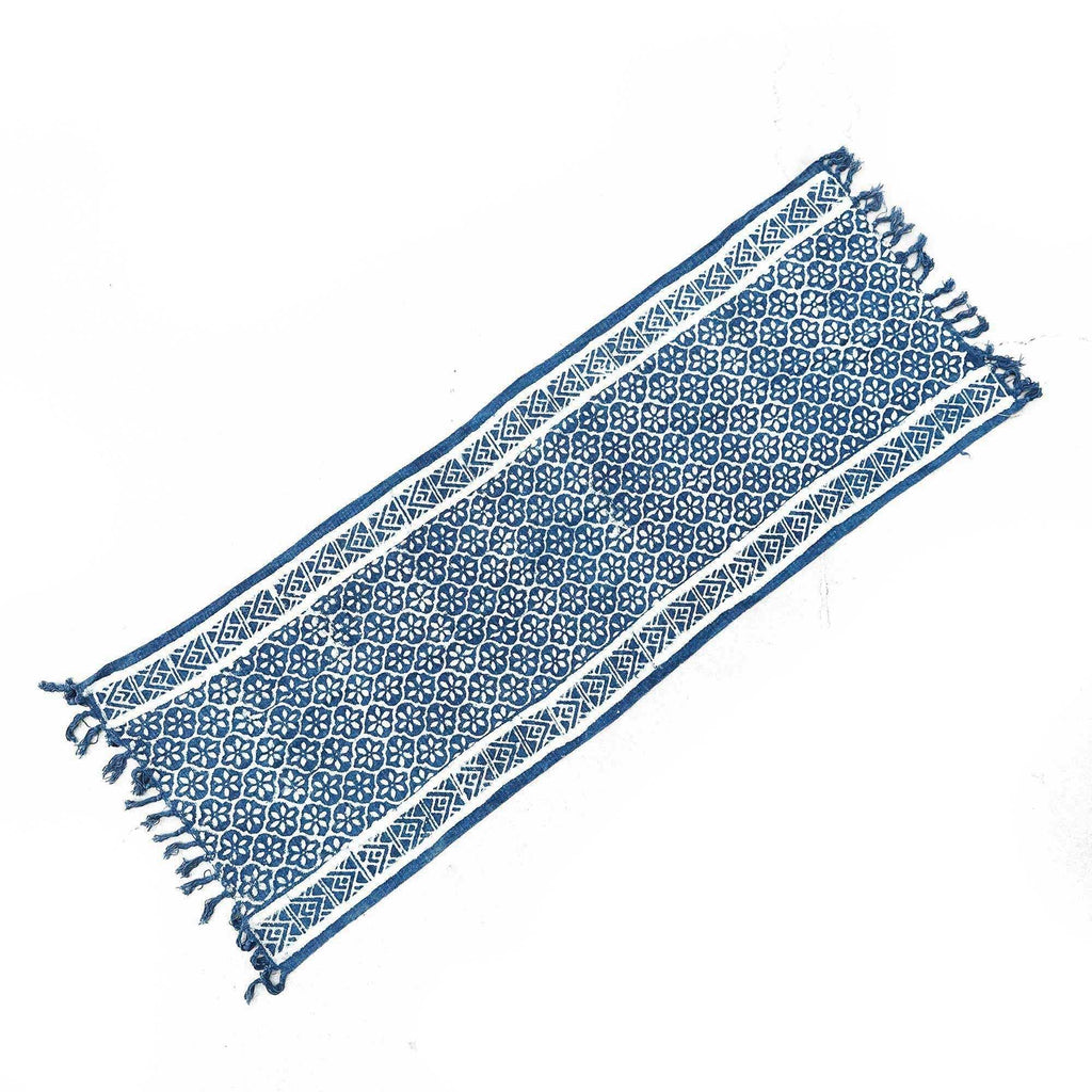 Handmade Indigo Runner - 170x60cm - Madjid Tiles AW-Dropship