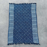 Handmade Indigo Throw - 170x120cm - Kasba Tiles AW-Dropship