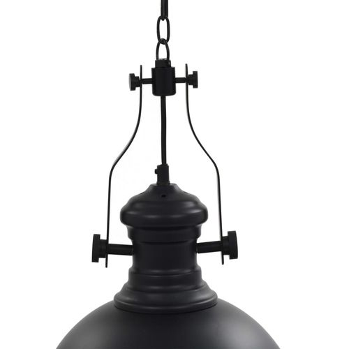 vidaXL Industrial Style Black Ceiling Lamp vidaXL