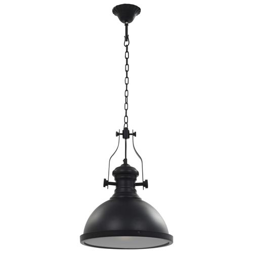 vidaXL Industrial Style Black Ceiling Lamp vidaXL