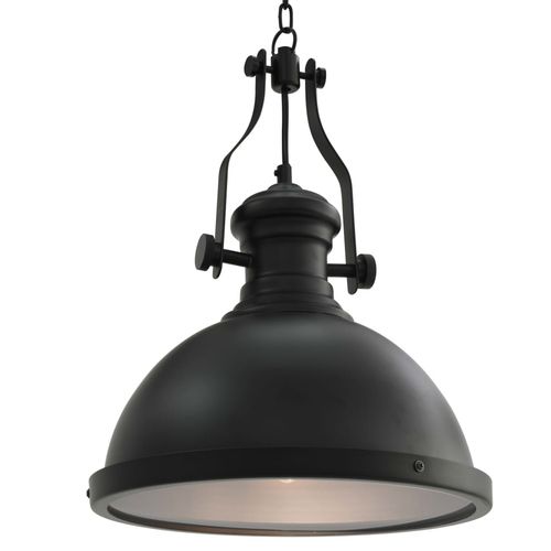 vidaXL Industrial Style Black Ceiling Lamp black vidaXL
