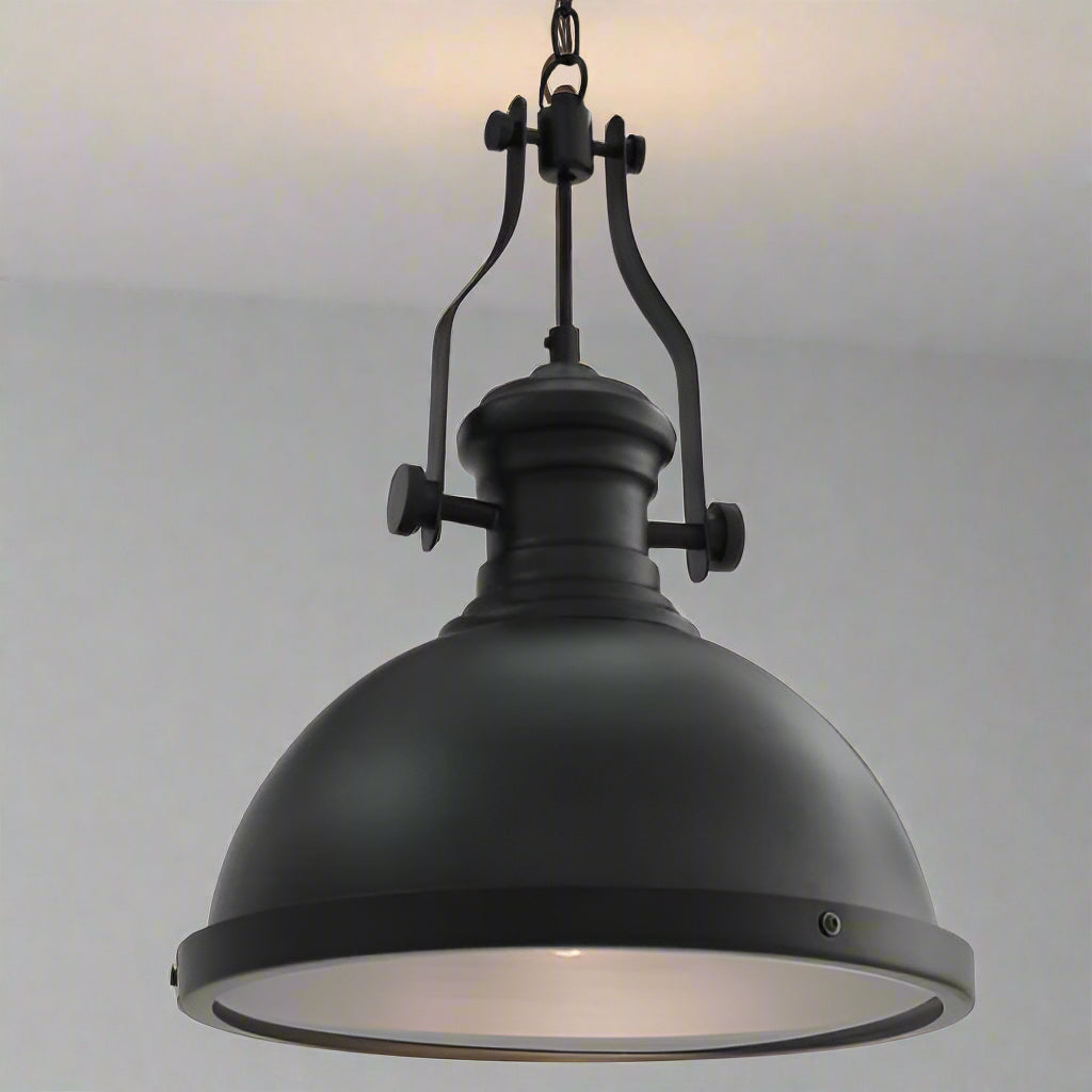 vidaXL Industrial Style Black Ceiling Lamp vidaXL