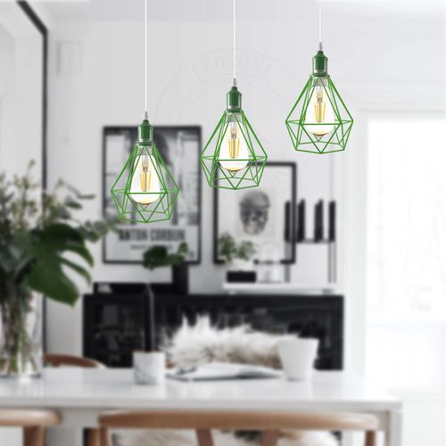 Pendant Industrial Ceiling Light Fitting, Metal Open Style Vintage Lamp Shade Un-branded