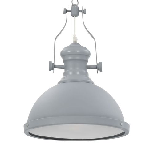 vidaXL Industrial Style Black Ceiling Lamp grey vidaXL