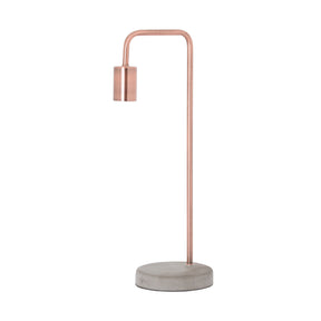 Copper Industrial Lamp With Stone Base COPPER METAL Shades 4 Seasons