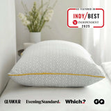 Brightr Sleep Hybrid Adjustable Pillow with a breathable cover for ultimate comfort and neck support