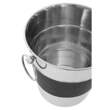 Orsina Stainless Steel Wine Bucket with Textured Grip for Chilling Bottles
