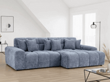 Jacob Ribbed Corner Sofa (Left or Right-Hand)
