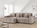 Jacob Ribbed Corner Sofa (Left or Right-Hand)