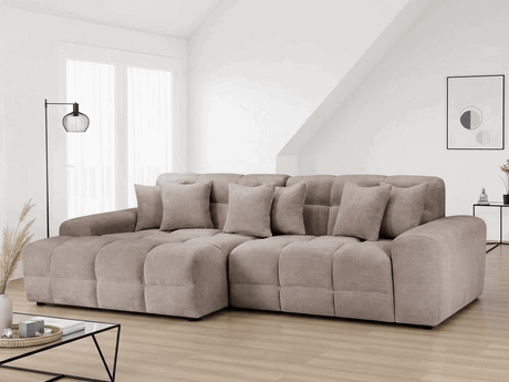 Jacob Ribbed Corner Sofa (Left or Right-Hand)