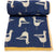 Seagull Turkish Cotton Jacquard Towel Navy Bath Sheet Bellissimo Home