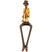 Shades 4 Seasons Jazz Band Trumpeter Figurine Ornament BROWN RESIN Shades 4 Seasons