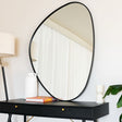 Jobu Home Pebble Mirror with a unique oval shape perfect for modern home decor
